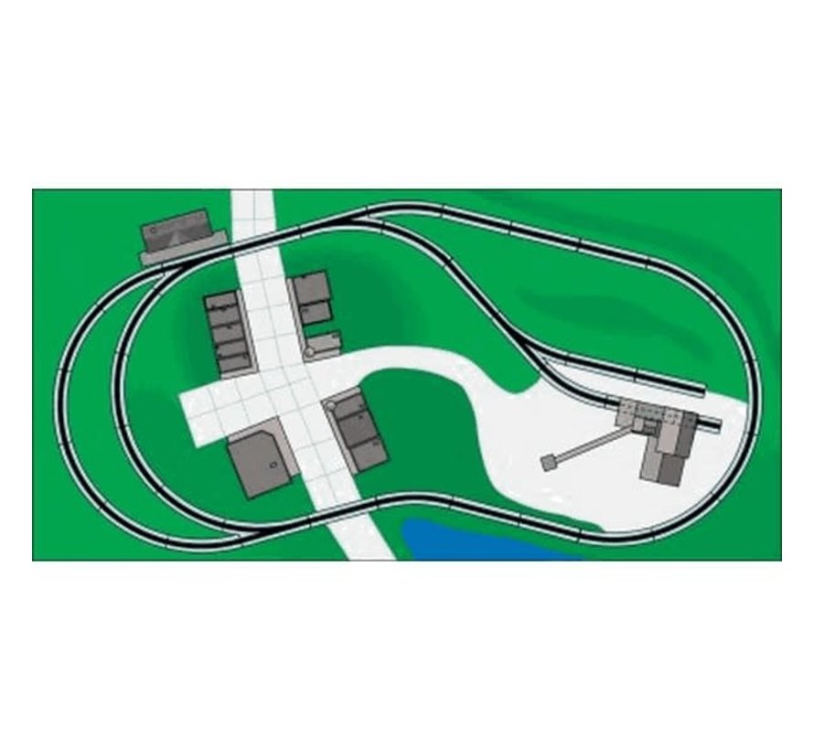 Bachmann : HO EZ Track NS WGH Track Pack