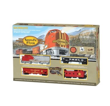 BACHMANN BAC-647 - Bachmann : HO Santa Fe Flyer Trains SET