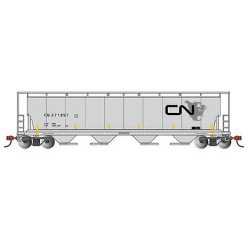 BACHMANN BAC-19159 - Bachmann : N 4-Bay Cyl.Hopper CN/North American Logo