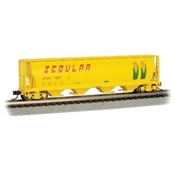 BACHMANN BAC-19160 - Bachmann : N 4-Bay Cyl.Hopper Scoular #1687