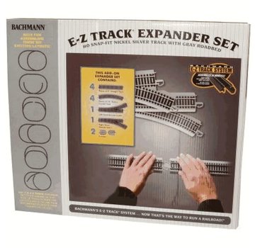 BACHMANN BAC-44594 - Bachmann : HO Nickel Track Expender Set (gris)