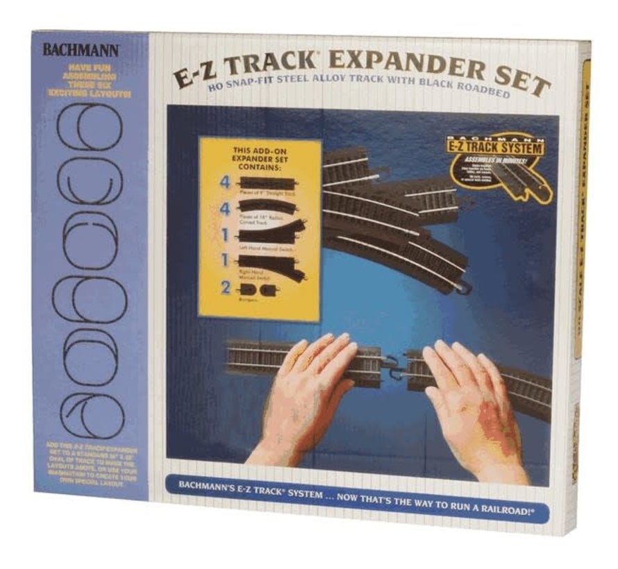 Bachmann : HO EZ Track steel Layout Expendar (noir)
