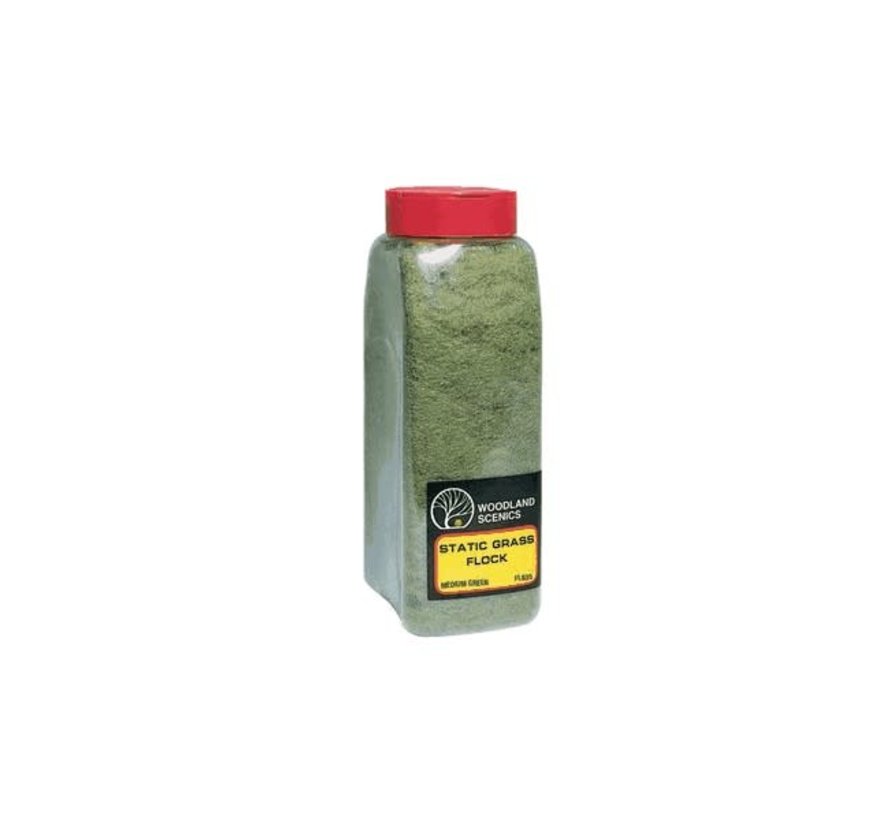 Woodland : ShakerFlock Static Grass/Medium Green
