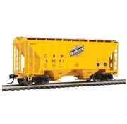 WALTHERS WALT-910-7954 - Walthers : HO CNW 37' 2-Bay Covered Hopper