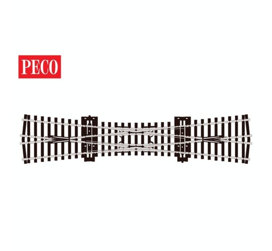 Peco : HO SL-90 (code 100) double slip (insulfrog)