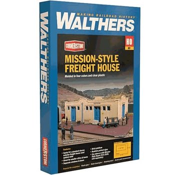 WALTHERS WALT-933-2921 - Walthers : HO Mission-Style Freight House Kit