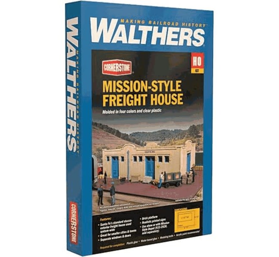 Walthers : HO Mission-Style Freight House Kit