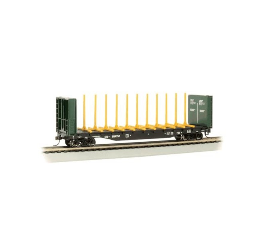 Bachmann : HO CN 52' Center Beam Flat car