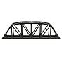 Atlas : HO CODE 100-18"THRU.truss bridge kit