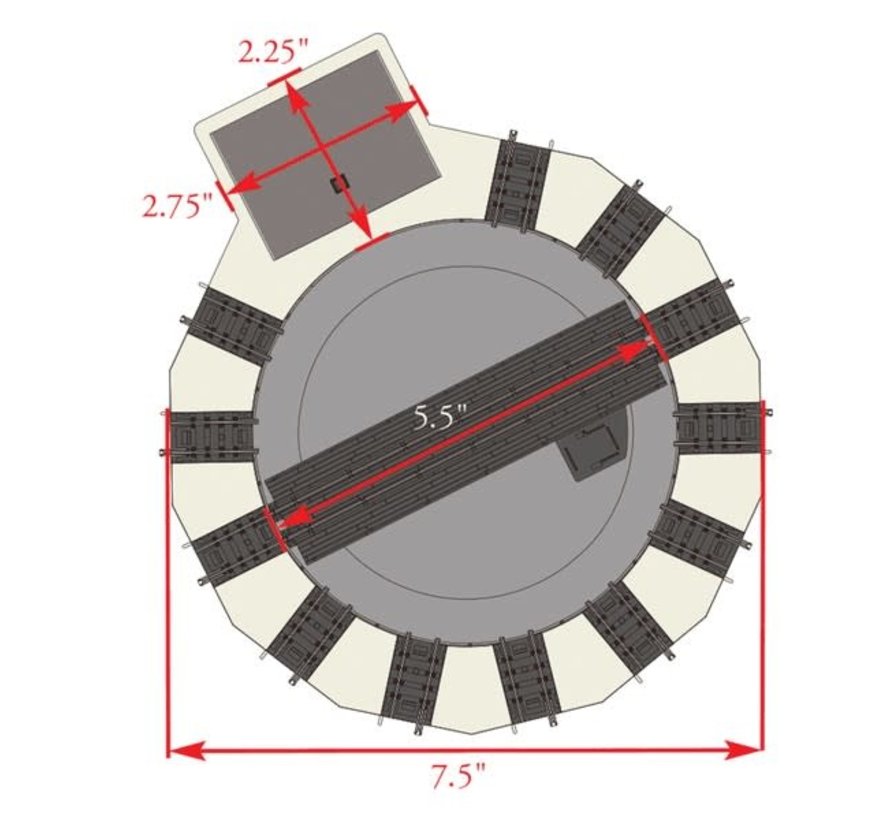 Bachmann : N Motorized Turntable