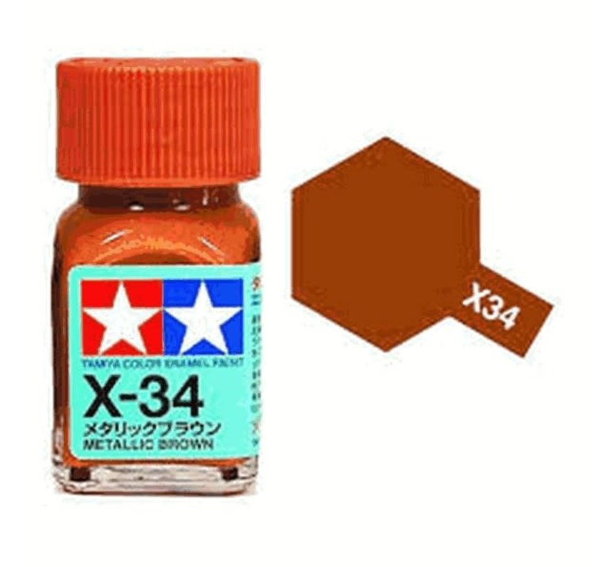 Tamiya - EX-34 -  METALLIC BROWN