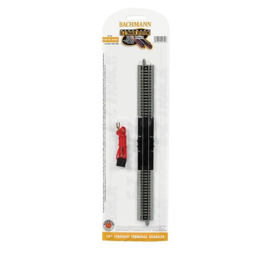 Bachmann : N 10" Straight Terminal-Rerailer