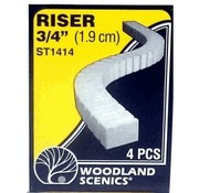 WOODLAND WDS-1414 - Woodland : 3/4 Riser (4-pk)