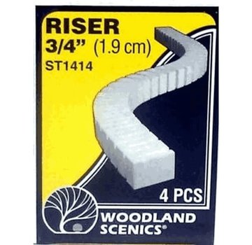 WOODLAND WDS-1414 - Woodland : 3/4 Riser (4-pk)