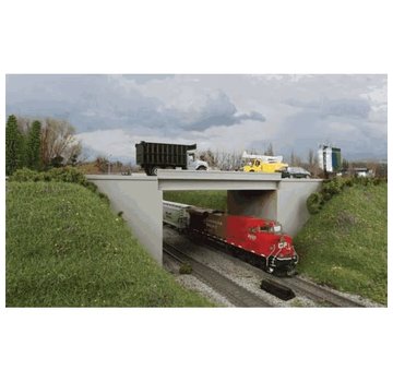 WALTHERS WALT-933-4566 - Walthers : HO Modern Concrete Highway Overpass  Kit