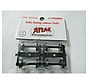 Atlas : HO Roller Bearing Caboose Truck (2 pcs)