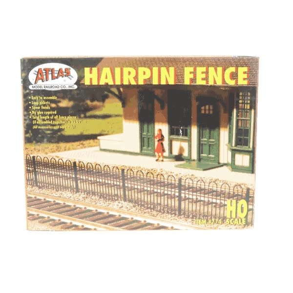 thumbnail image 2 of Atlas 774 HO-Scale Hairpin Fence – 35 Pieces For Model Railroad Layouts 2 of 3