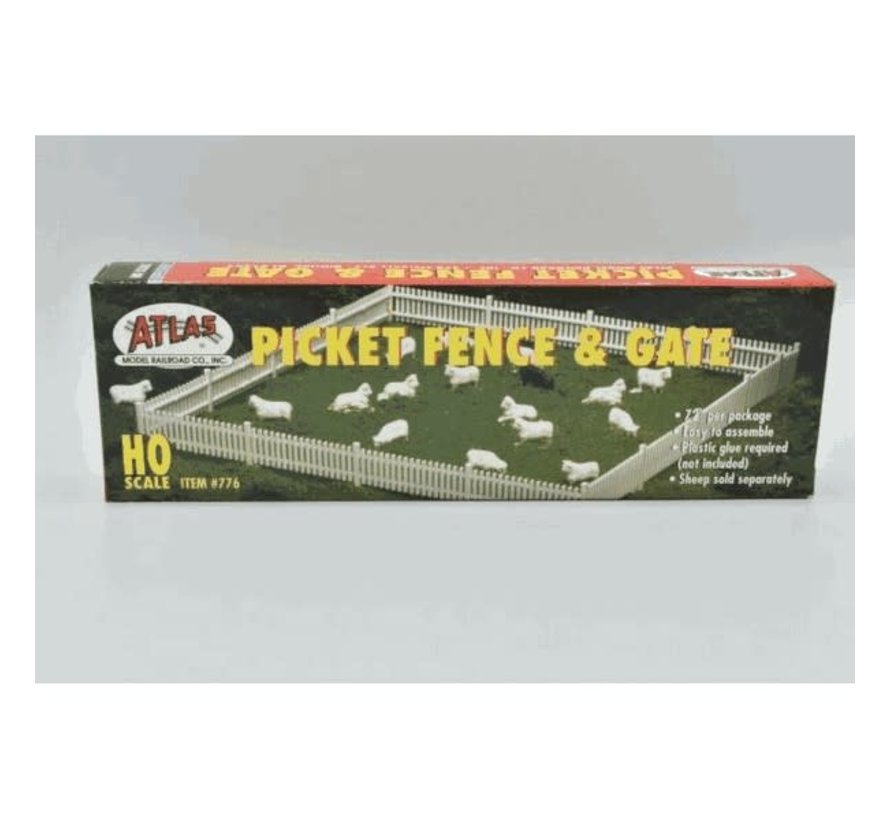 Atlas : HO Picket Fence Kit