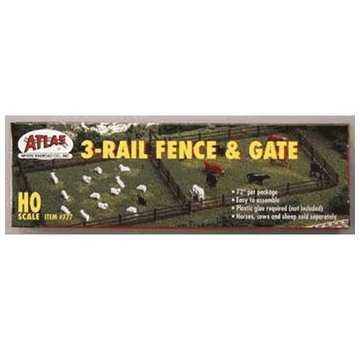 ATLAS ATL-777 - Atlas : HO Rustic Fence Kit