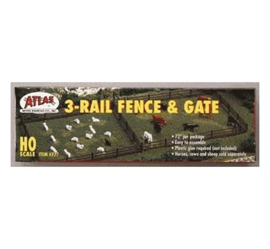 Atlas : HO Rustic Fence Kit
