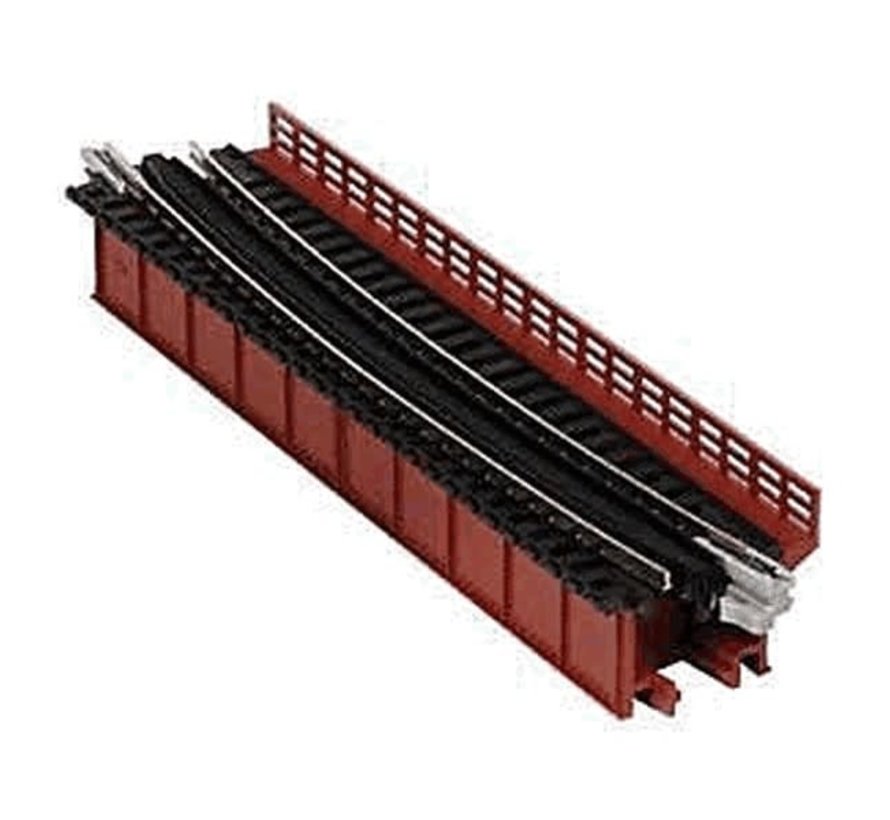 Kato : N Curved Deck Girder Bridge (red)