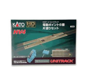 KATO KAT-3114 - Kato : HO HV-4 Interchange Track-set w/Remote #6 Turnouts