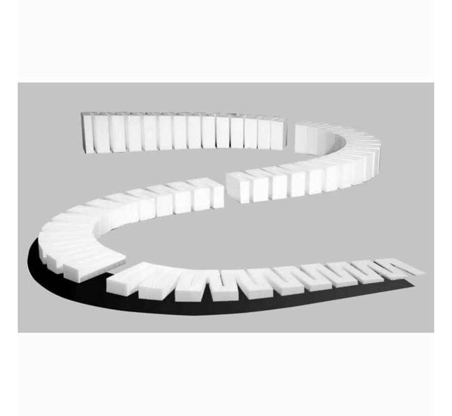 Woodland : HO Foam Incline Set 4% (4pcs)