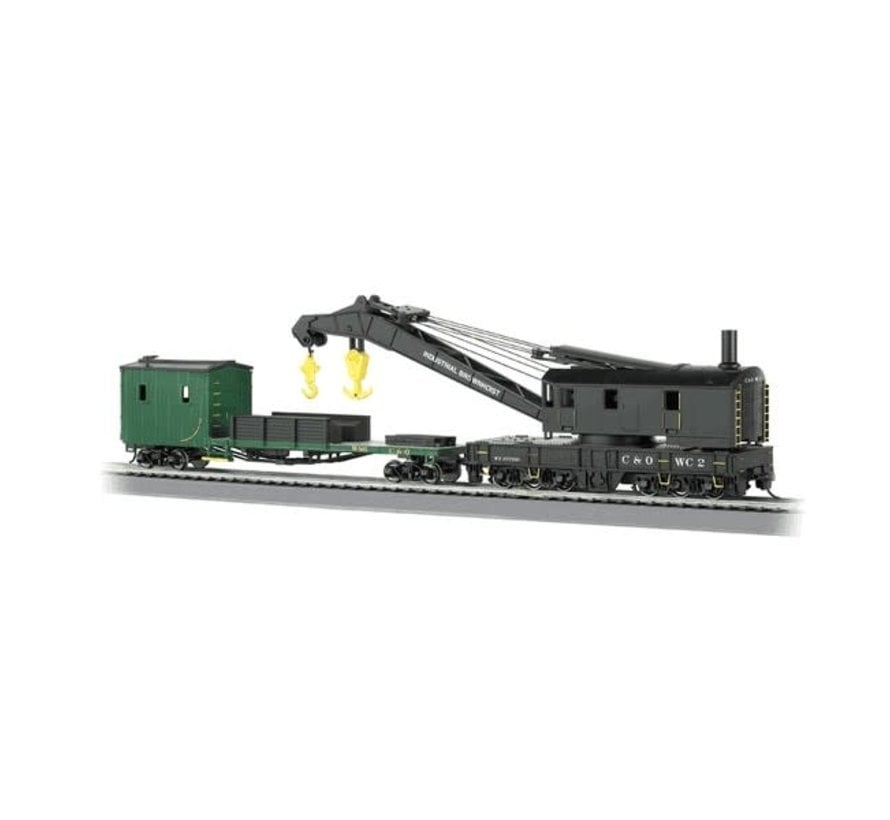 Bachmann : HO C&O 250t Crane & Boom Car