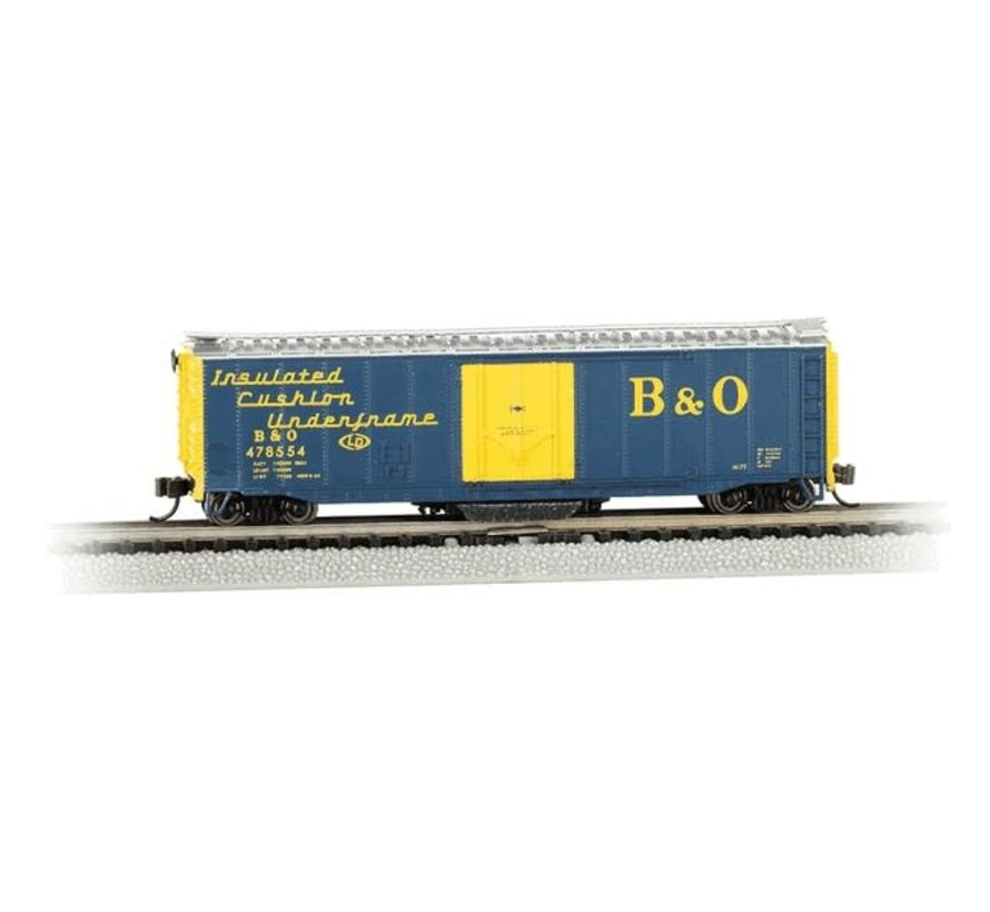 Bachmann : N B&O #478554 - Track-Cleaning 50' Box Car