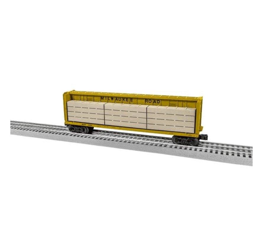 Lionel : O Centerbeam Flatcar Milw.Rd. #6300