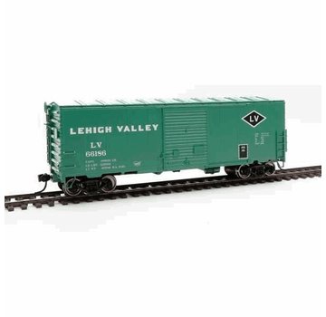 WALTHERS Walthers : HO 40' ACF Modernized Boxcar Lehigh Valley #66186