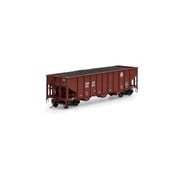 ATHEARN Athearn : HO BNSF 40' 3-Bay Ribbed Hopper w/Load #618002