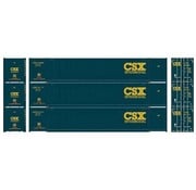 ATHEARN Athearn : HO 53' CIMC Container, CSX #1 (3 pcs)