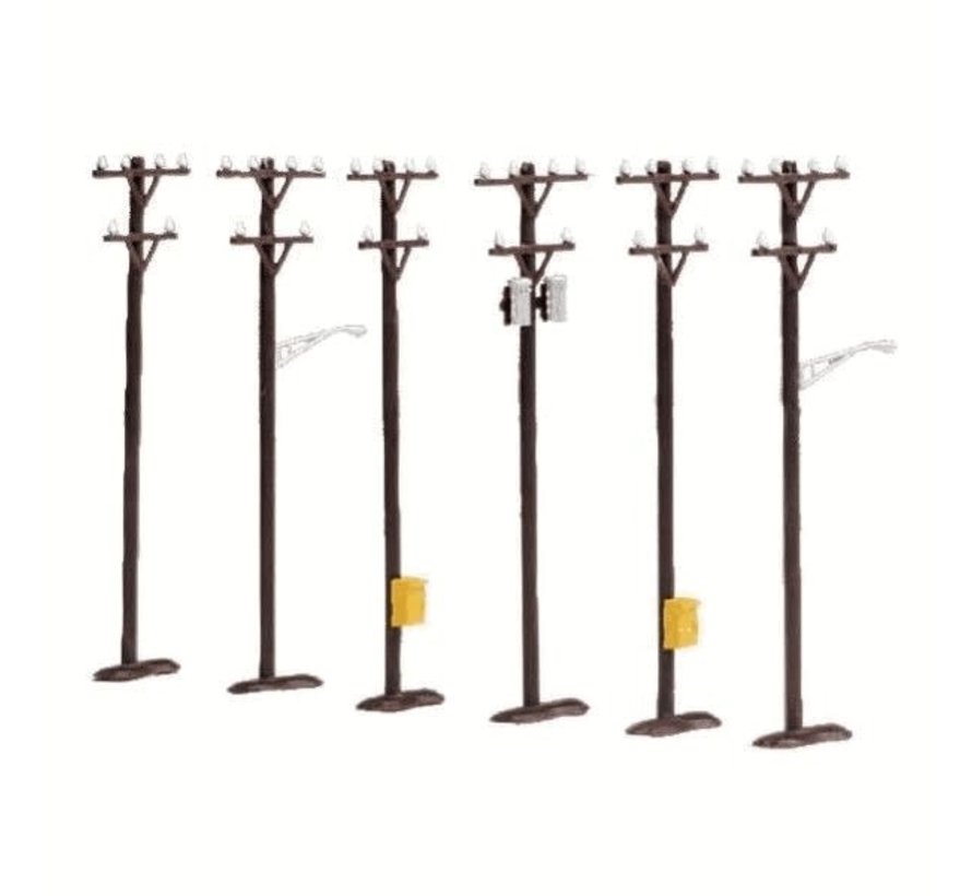 Atlas : O Telephone Pole Set (6 pcs)