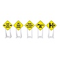 Lionel : O Railroad Signs (5pk)