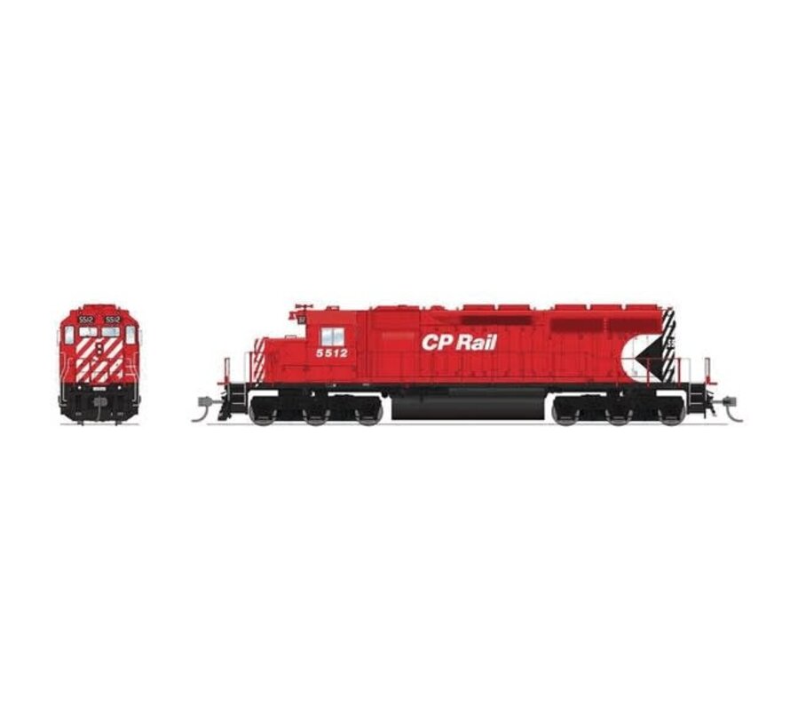 Broadway : HO P4 SD40 CP #5512 (DCC+sound)