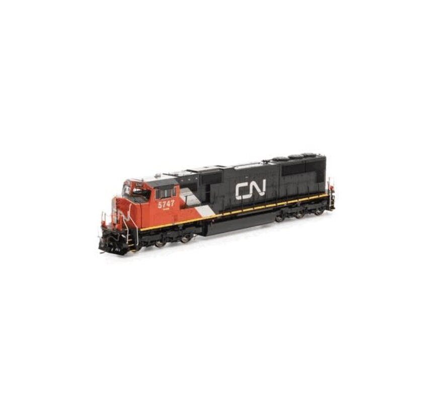 Athean : HO SD75I  DCC & Sound, CN #5747