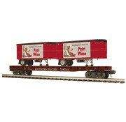 MTH MTH : Flat Car w/(2) PUP Trailers -Southern Pacific