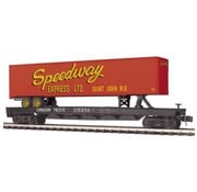 MTH MTH : O CP Flatcar w/ Trailer