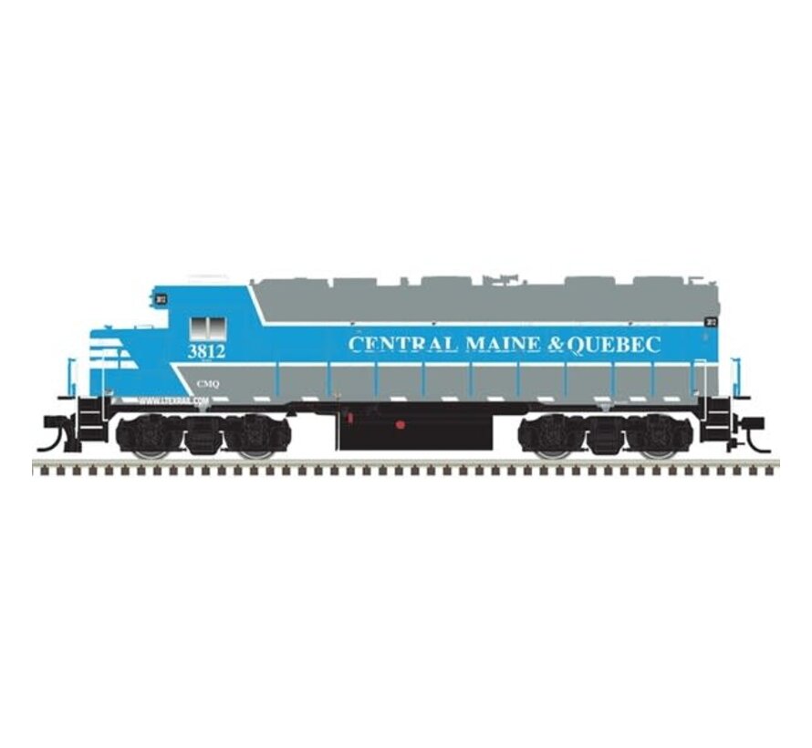 Atlas : HO Central Maine & Quebec GP38 (Silver) #3812