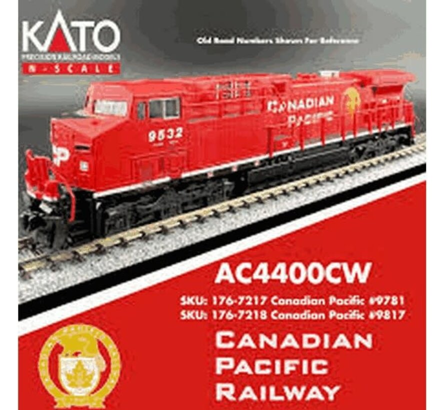 Kato : N CP AC4400CW #9781 (DC-Silent)