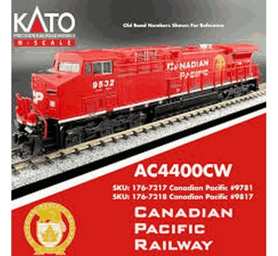 Kato : N CP AC4400CW #9817 (DC-Silent)