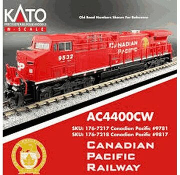KATO Kato : N CP AC4400CW #9781 (DC-Silent)