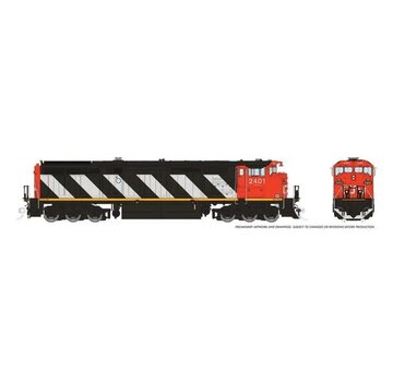 Rapido Rapido : HO CN Dash8-40CM #2420 (DCC-Sound)