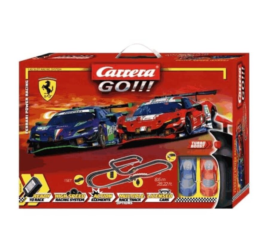 Carrera : GO Ferrari Power Racing, GO!!! 1/43 Set New