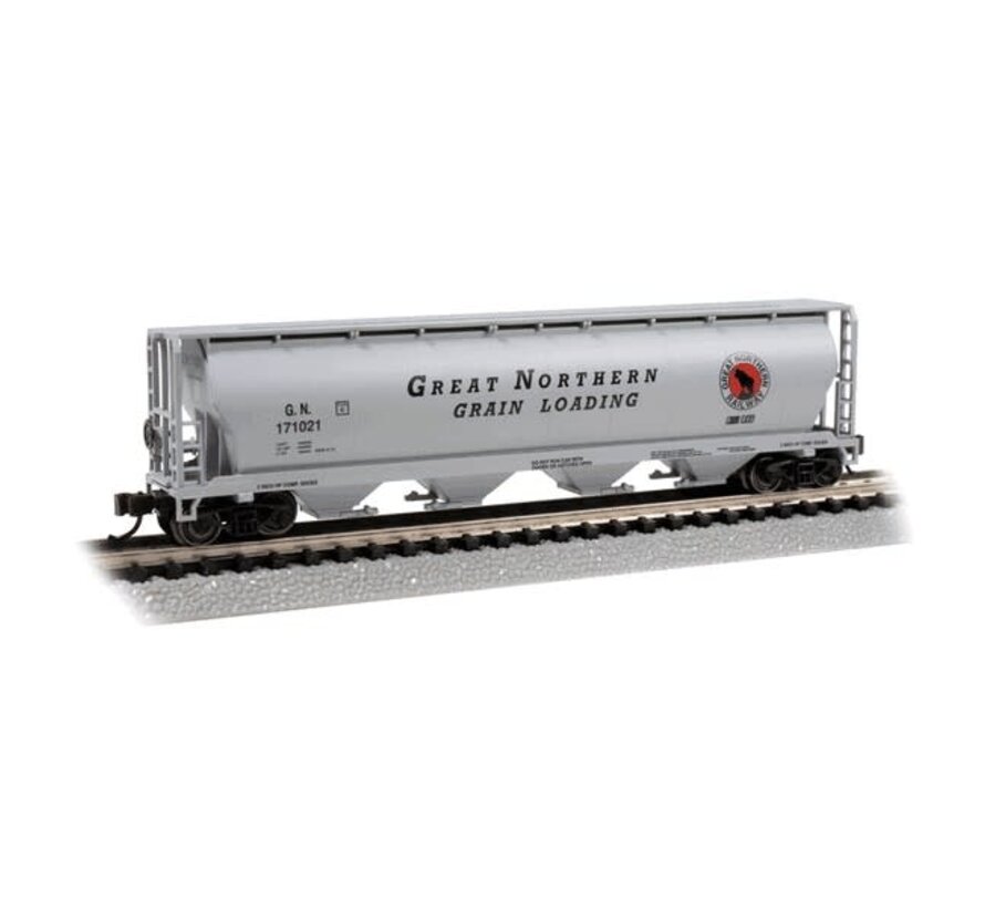 Bachmann : N Great Northern 4-Bay Cyl. Hopper