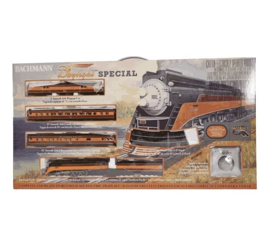 Bachmann : HO SP Daylight Steam Passenger Set