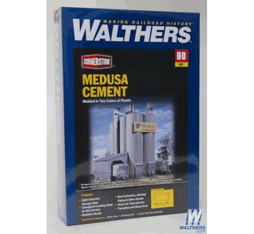 Walthers : HO Medusa Cement Company Kit