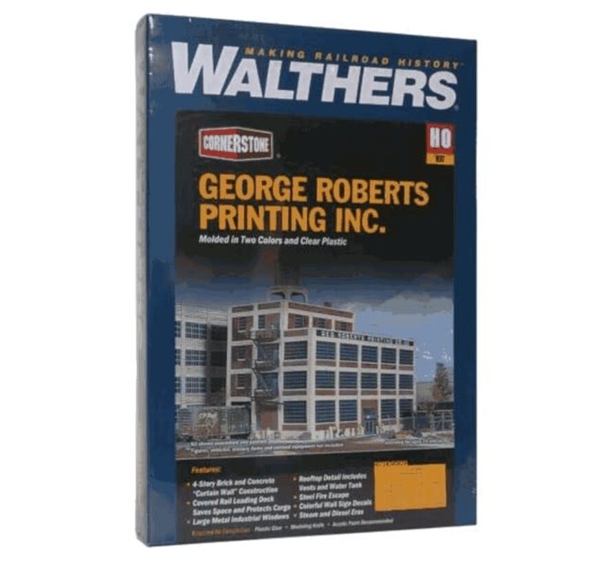Walthers : HO G. Roberts Printing Kit