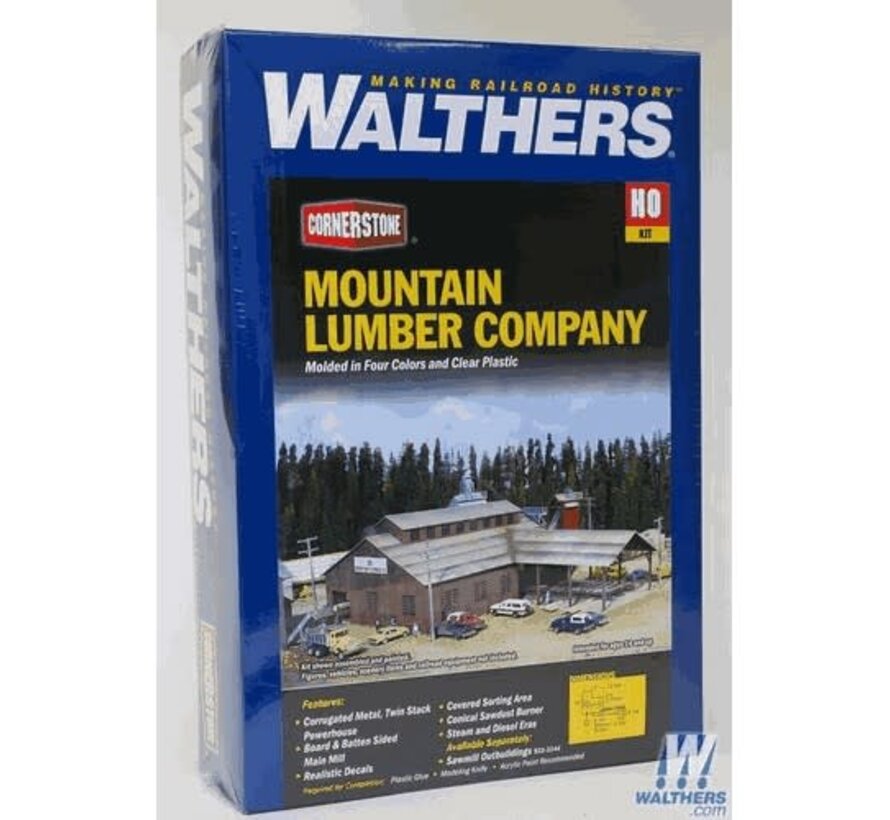 Walthers : HO Mountain Lumber Sawmill